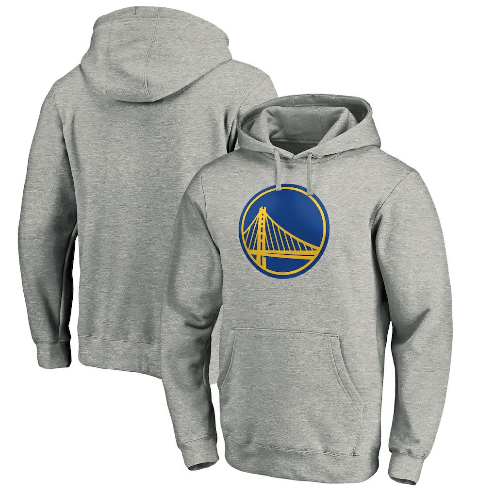 Golden State Warriors Primary Logo Pullover Hoodie sale - Heather Gray discount