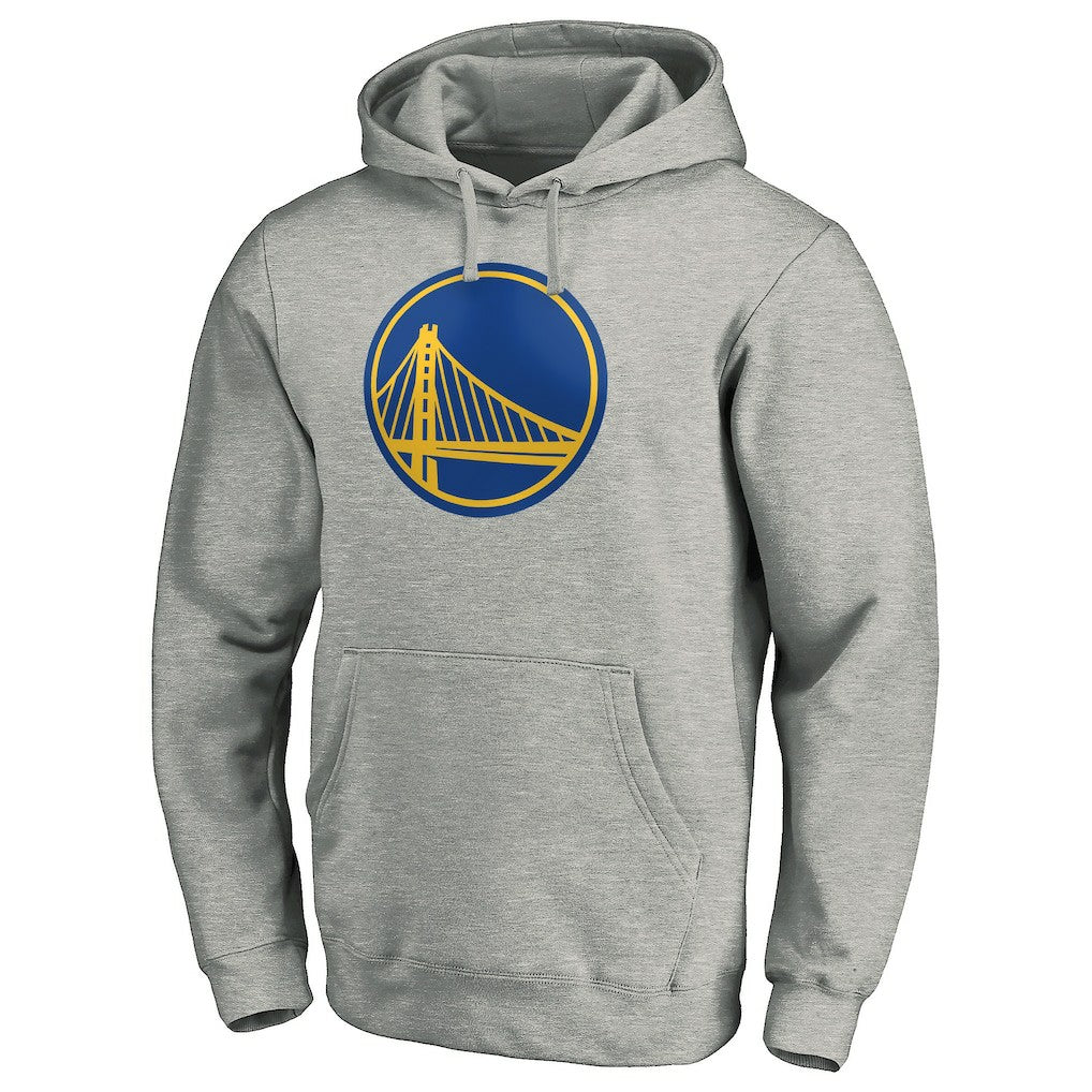 Golden State Warriors Primary Logo Pullover Hoodie sale - Heather Gray discount