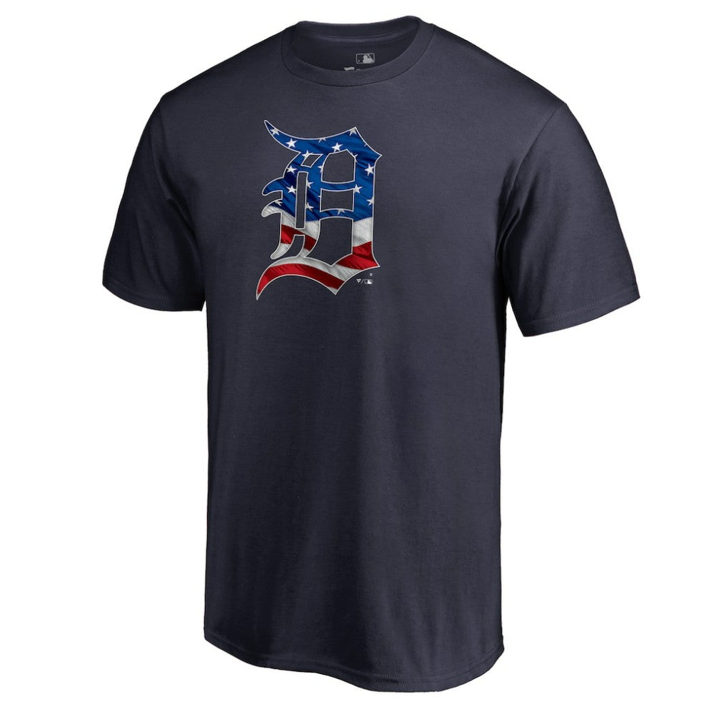 Miguel Cabrera Detroit Tigers Banner Wave Name & Number T-Shirt Navy