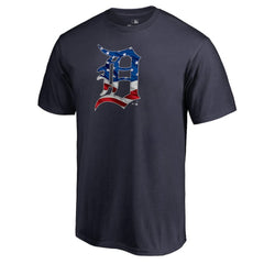 Miguel Cabrera Detroit Tigers Banner Wave Name & Number T-Shirt Navy