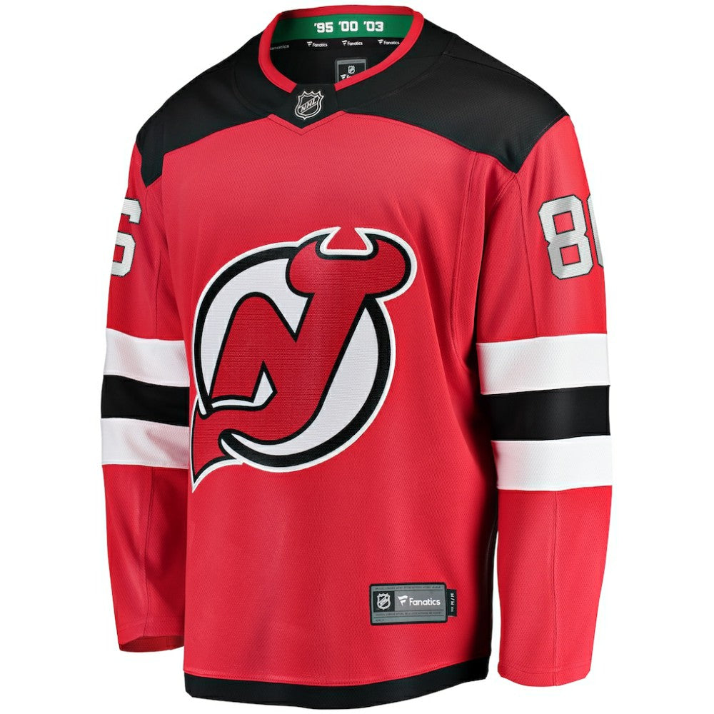 Jack Hughes New Jersey Devils Fanatics Breakaway Player Jersey - Red Jerseys