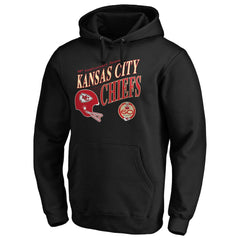 Kansas City Chiefs 60th Season Logo Rise Pullover Hoodie - Black on sale
