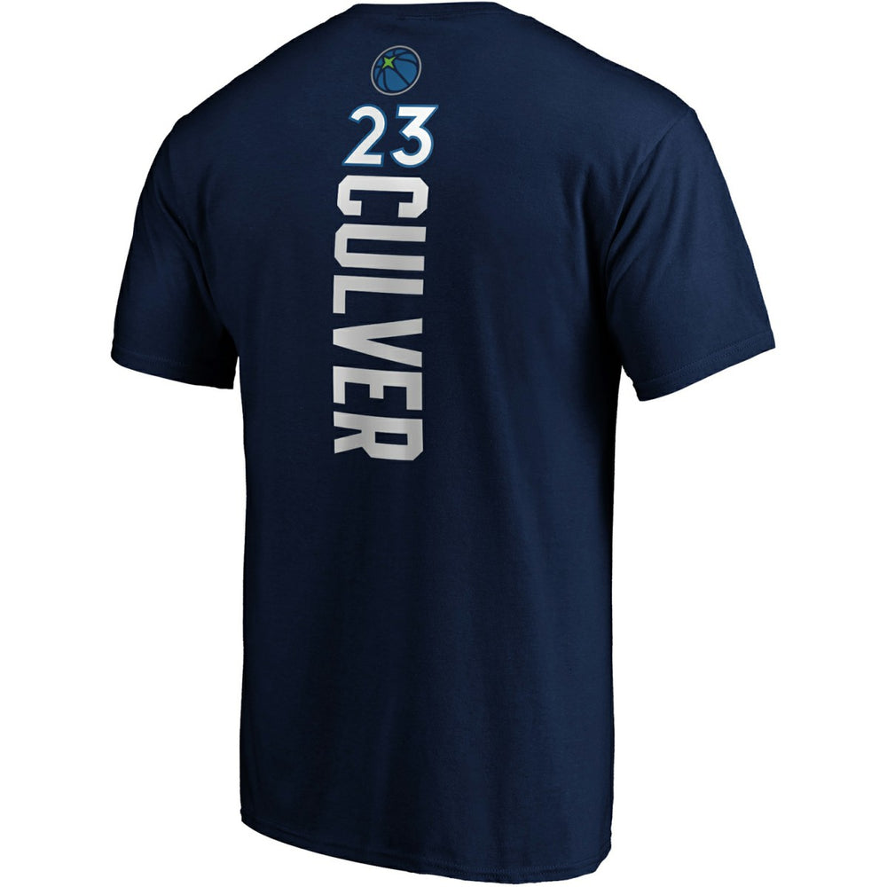 Jarrett Culver Minnesota Timberwolves Playmaker Name & Number Logo T-Shirt - Navy sale