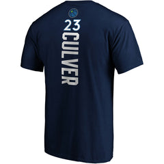 Jarrett Culver Minnesota Timberwolves Playmaker Name & Number Logo T-Shirt - Navy sale