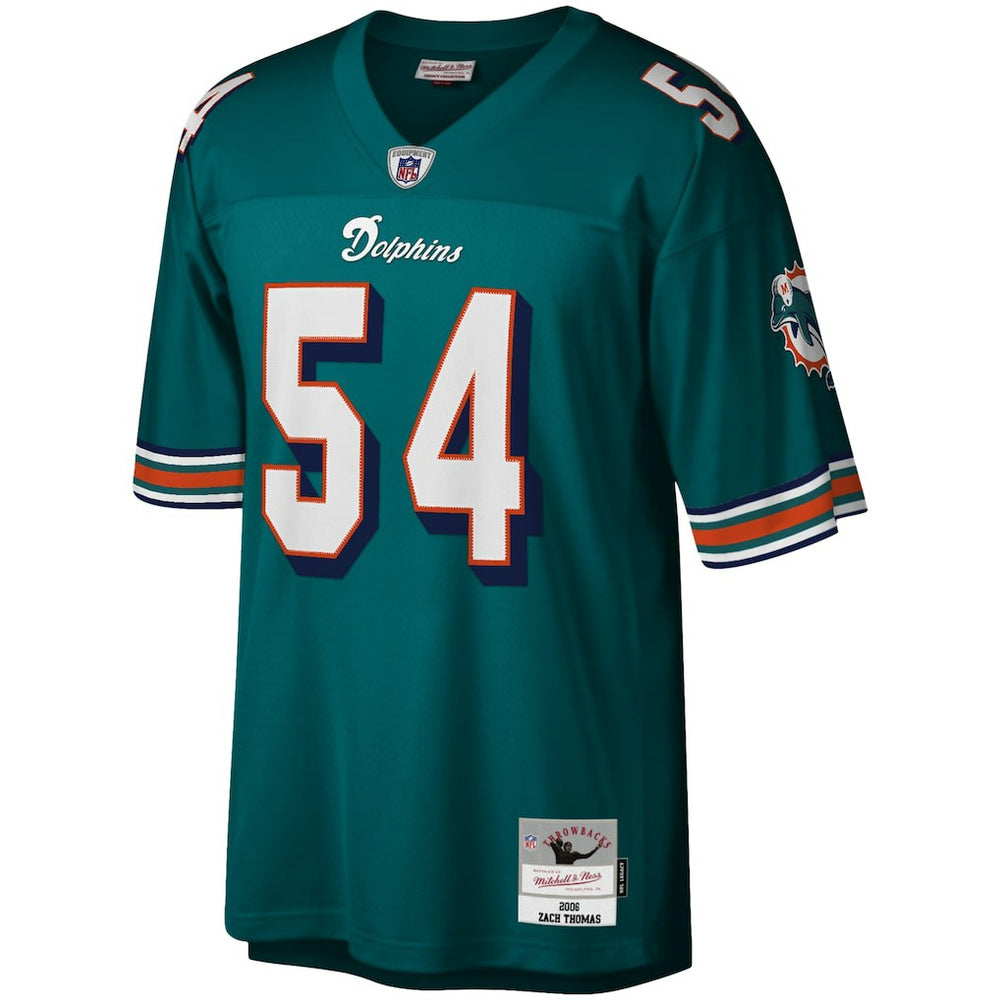 Zach Thomas Miami Dolphins Legacy Replica Jersey - Aqua for sale