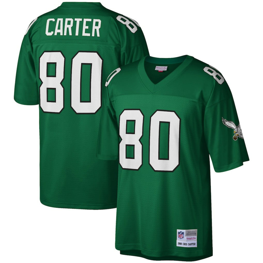 Cris Carter Philadelphia Eagles Legacy Replica Jersey - Kelly Green sale