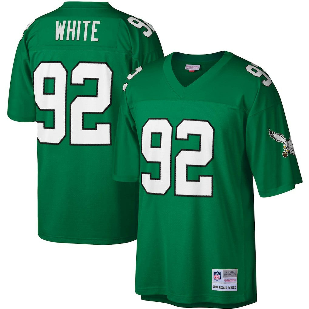 Reggie White Philadelphia Eagles Legacy Replica Jersey - Kelly Green on sale