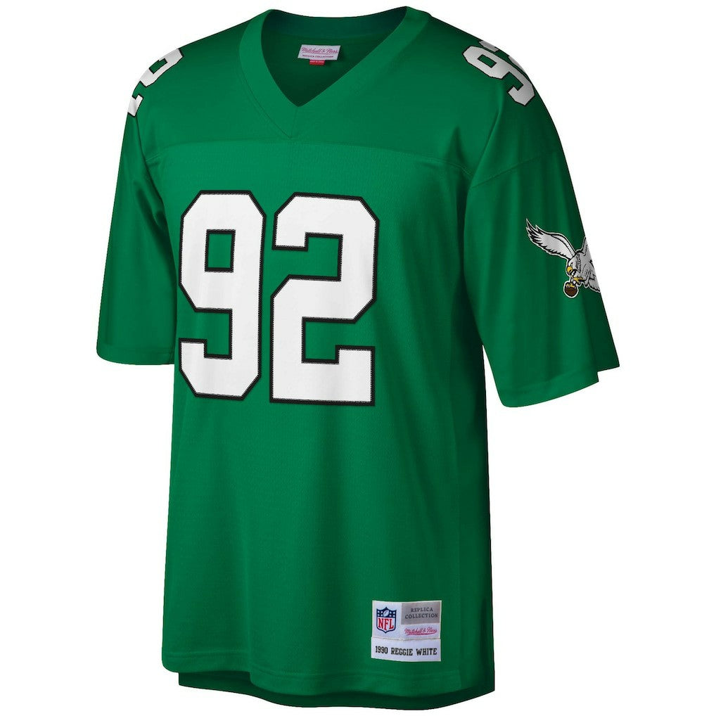 Reggie White Philadelphia Eagles Legacy Replica Jersey - Kelly Green on sale