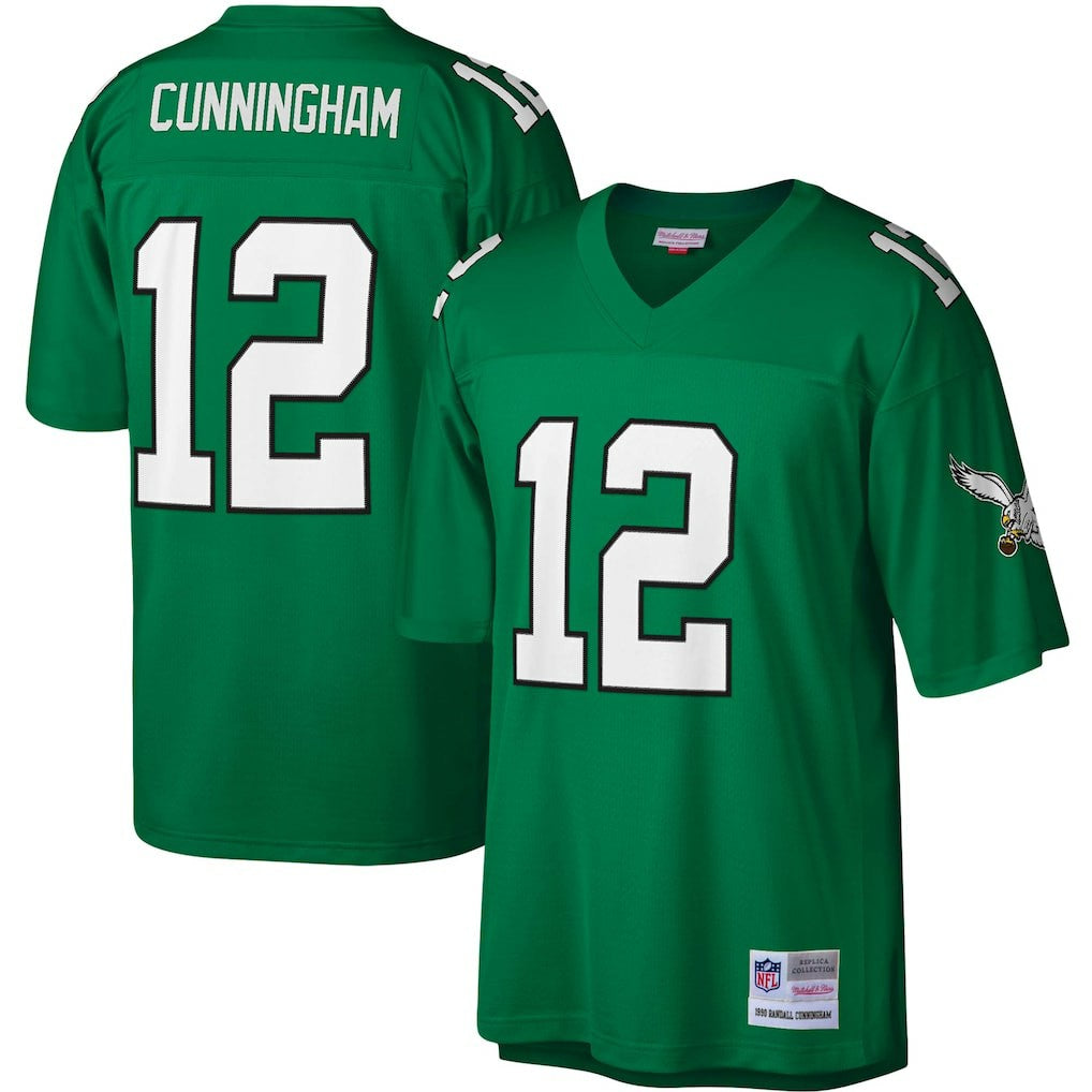 Randall Cunningham Philadelphia Eagles Legacy Replica Jersey - Kelly Green discount