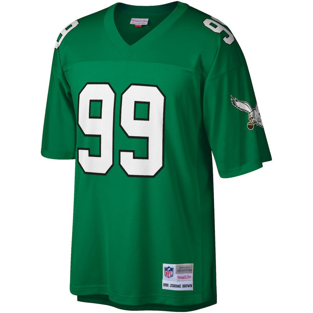 Jerome Brown Philadelphia Eagles Legacy Replica Jersey - Kelly Green discount