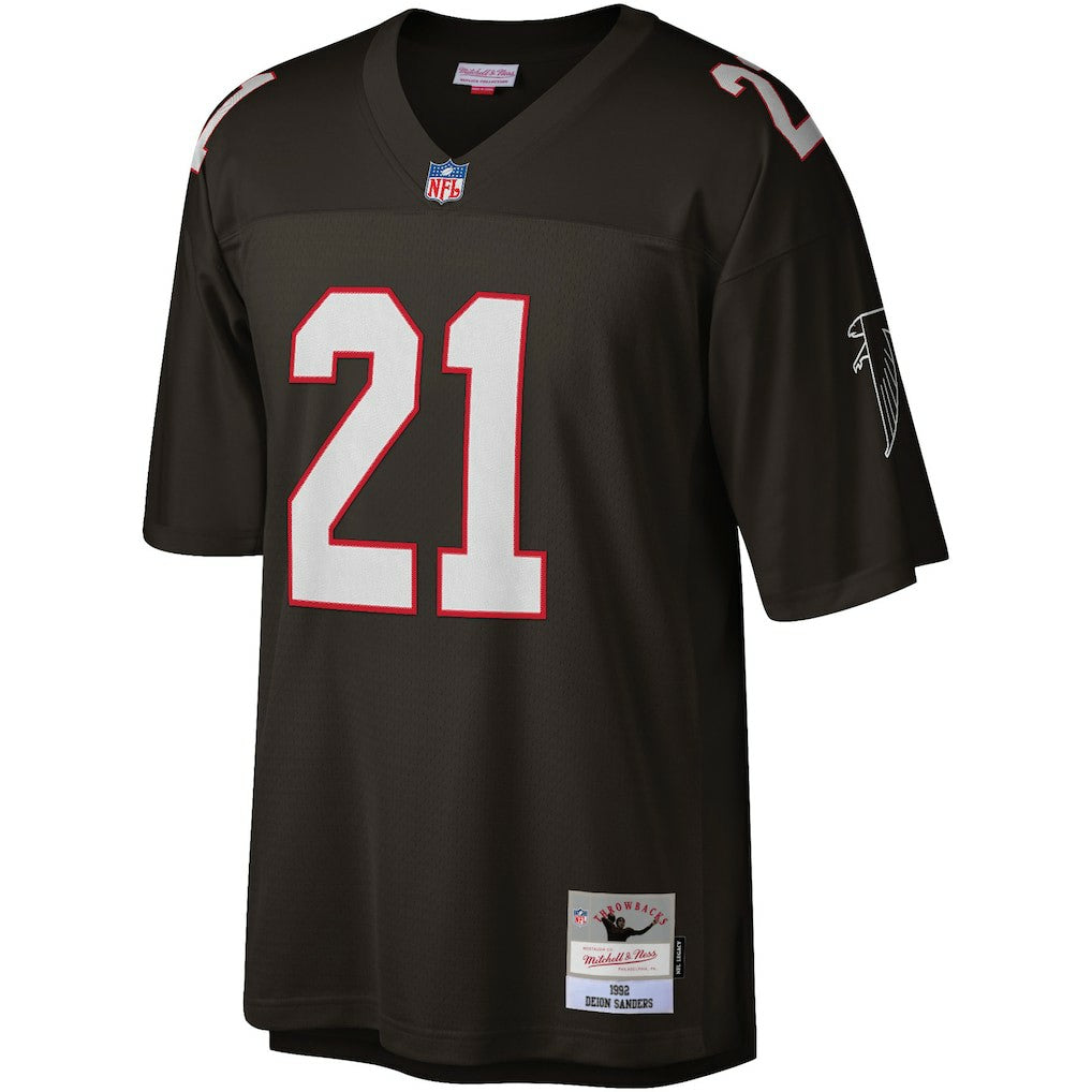 Deion Sanders Atlanta Falcons Legacy Replica Jersey - Black on sale
