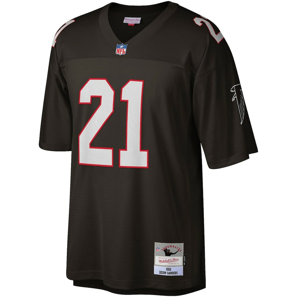 Deion Sanders Atlanta Falcons Legacy Replica Jersey - Black on sale