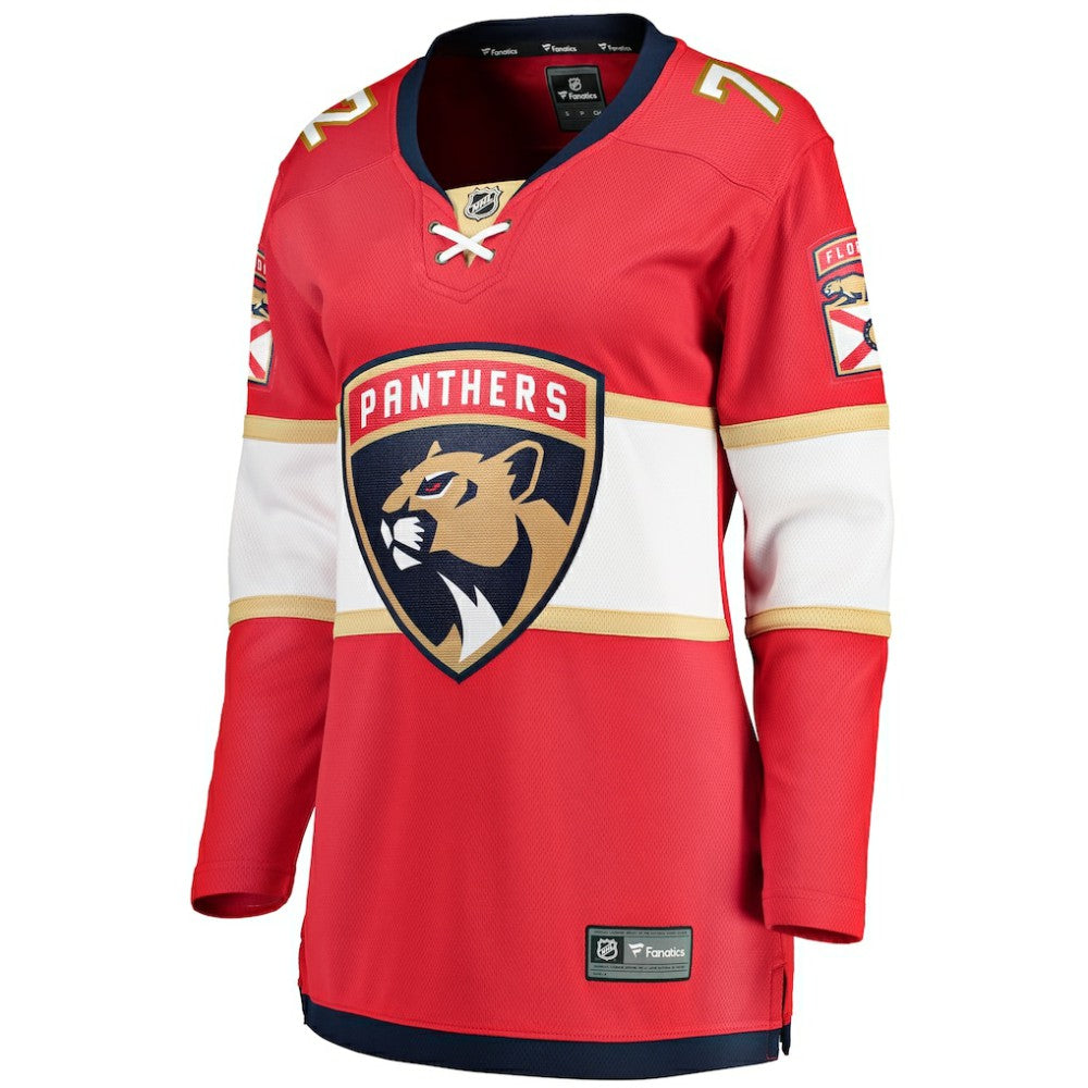 Sergei Bobrovsky Florida Panthers Fanatics Women's Home Breakaway Jersey - Red Jerseys