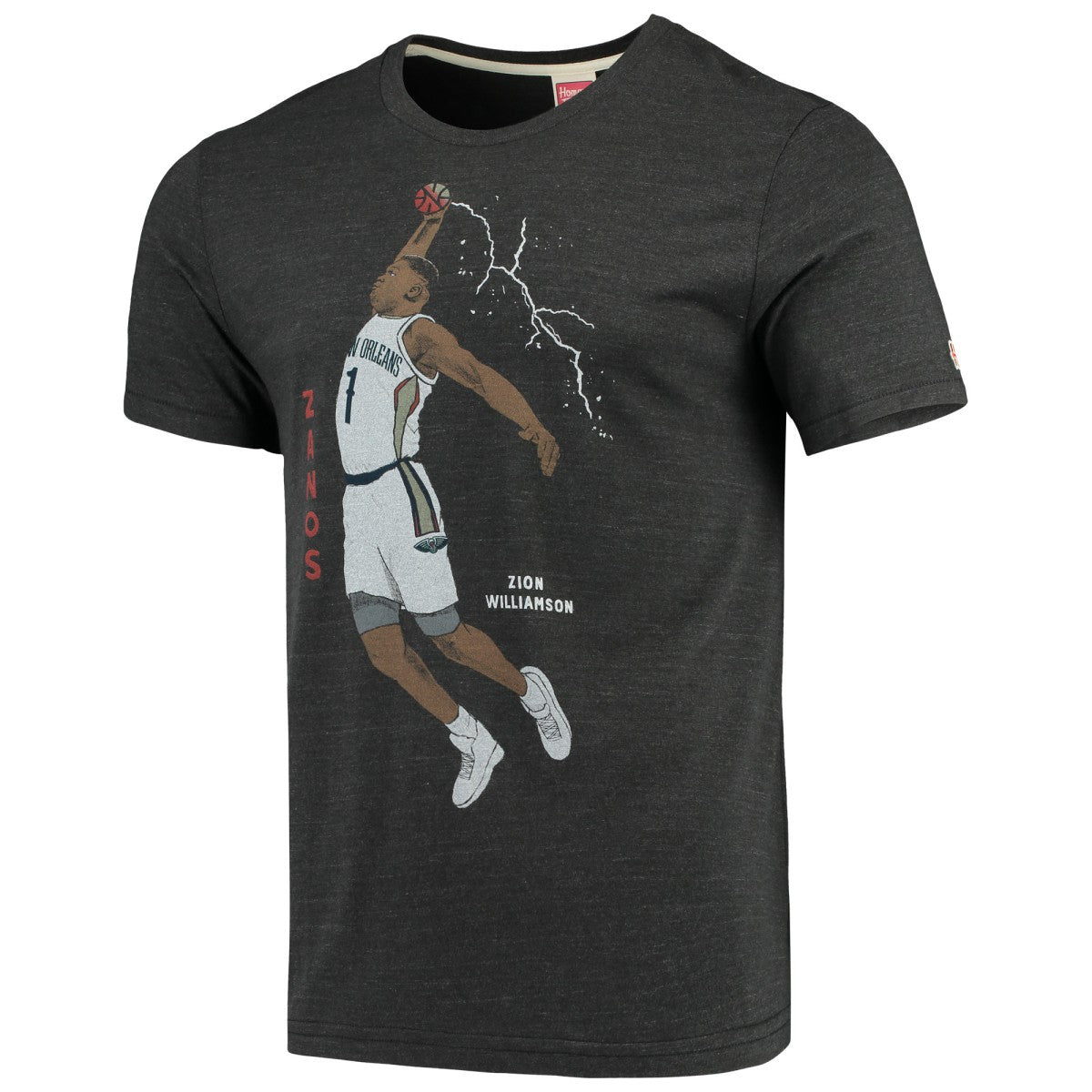 Zion Williamson New Orleans Pelicans Player Graphic Tri-Blend T-Shirt - Charcoal online