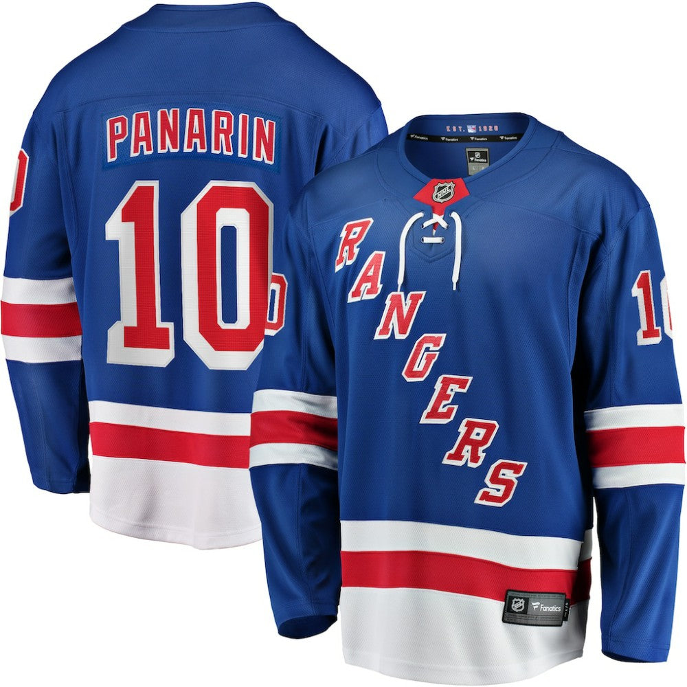 Artemi Panarin New York Rangers Fanatics Home Breakaway Player Jersey - Blue Jerseys