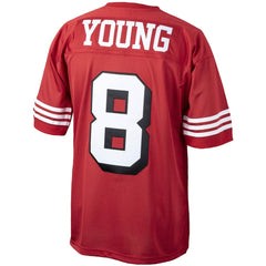 Steve Young San Francisco 49ers 1994 Authentic Throwback Retired Player Jersey - Scarlet on sale