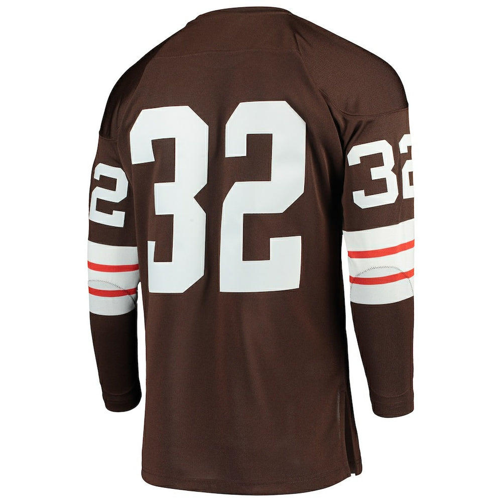 Jim Brown Cleveland Browns 1964 Authentic Throwback Retired Player Jersey - Brown for sale