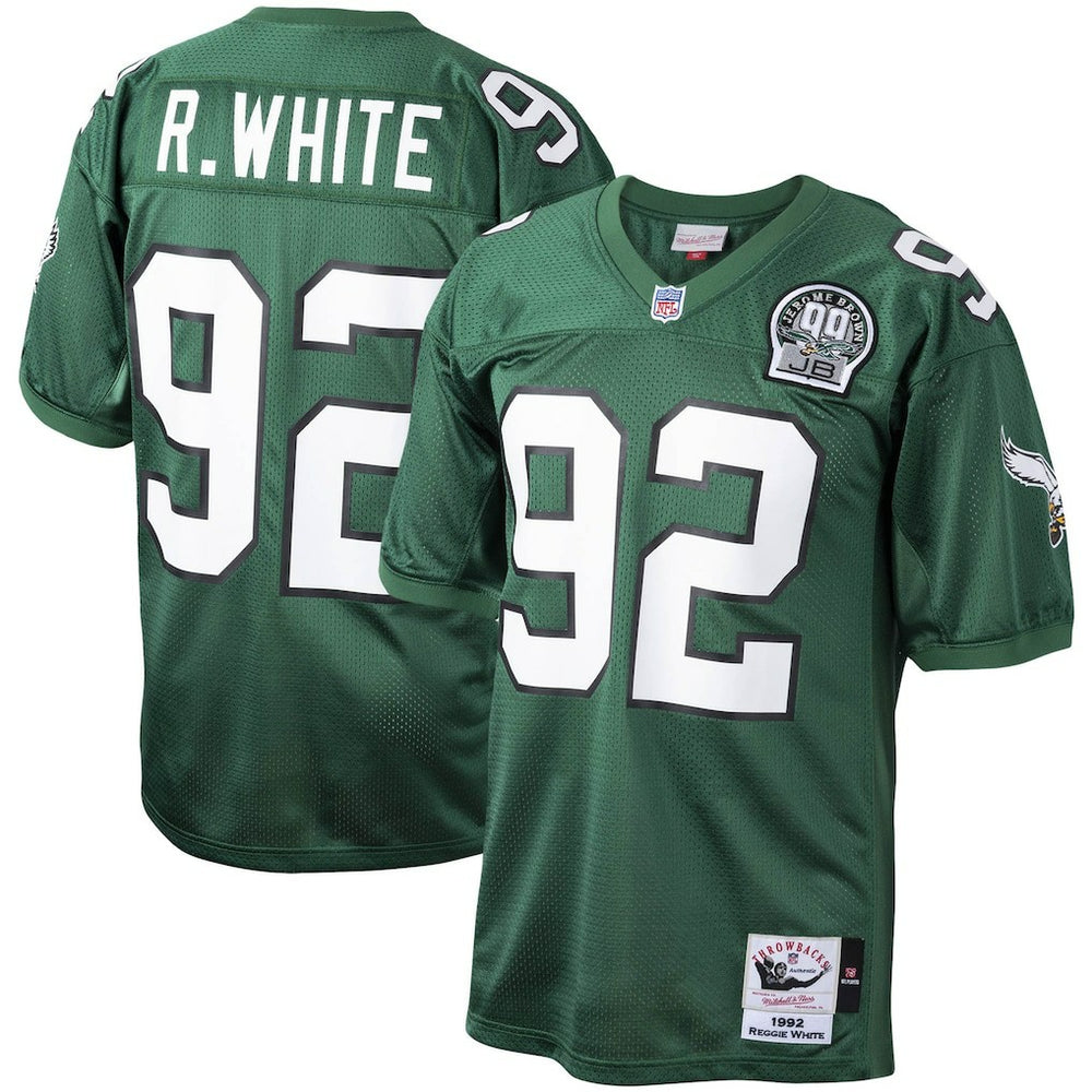 Reggie White Philadelphia Eagles Authentic Throwback Retired Player Jersey - Green online