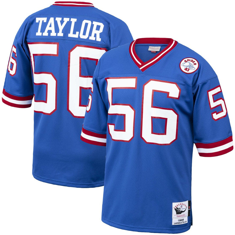 Lawrence Taylor New York Giants 1986 Authentic Throwback Retired Player Jersey - Royal cheap