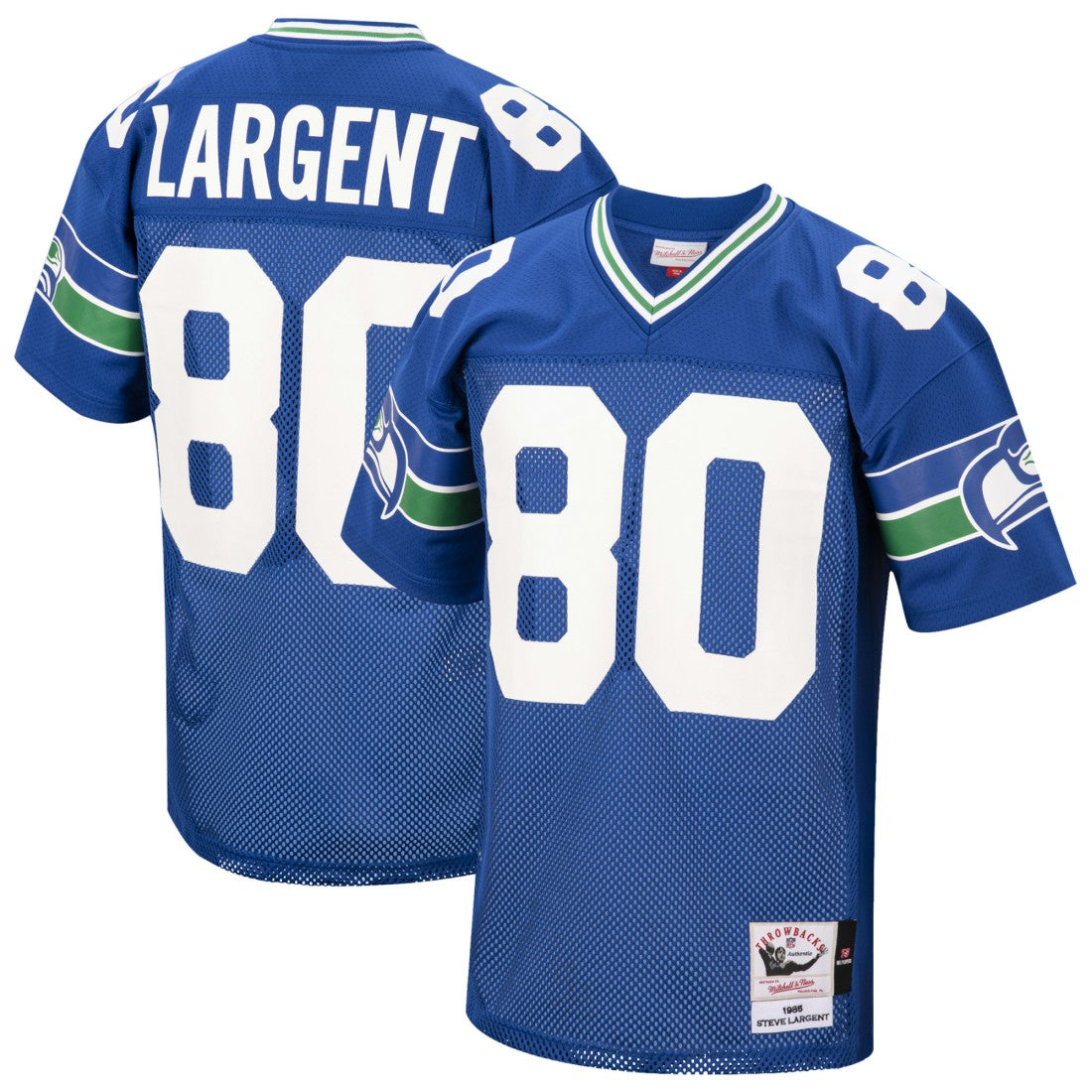 Steve Largent Seattle Seahawks 1985 Authentic Throwback Retired Player Jersey - Royal sale