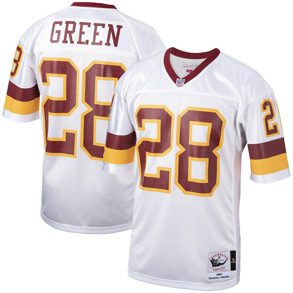Darrell Green Washington Football Team 1991 Authentic Throwback Retired Player Jersey - White discount