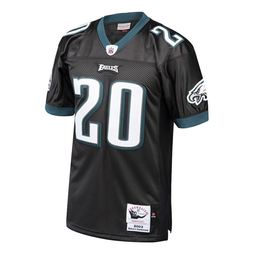 Brian Dawkins Philadelphia Eagles 2003 Authentic Throwback Retired Player Jersey - Black outlet