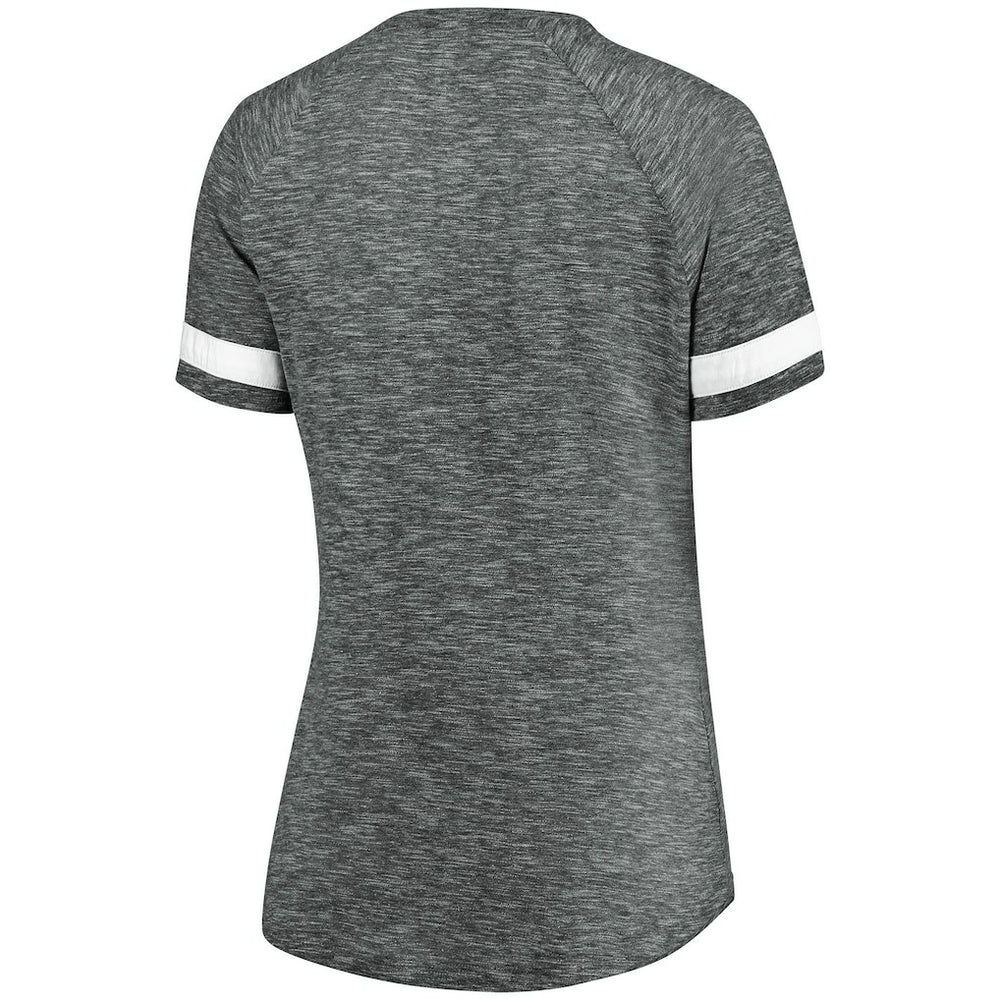 Brooklyn Nets Women's Showtime Winning With Pride Notch Neck T-Shirt - Gray/White online