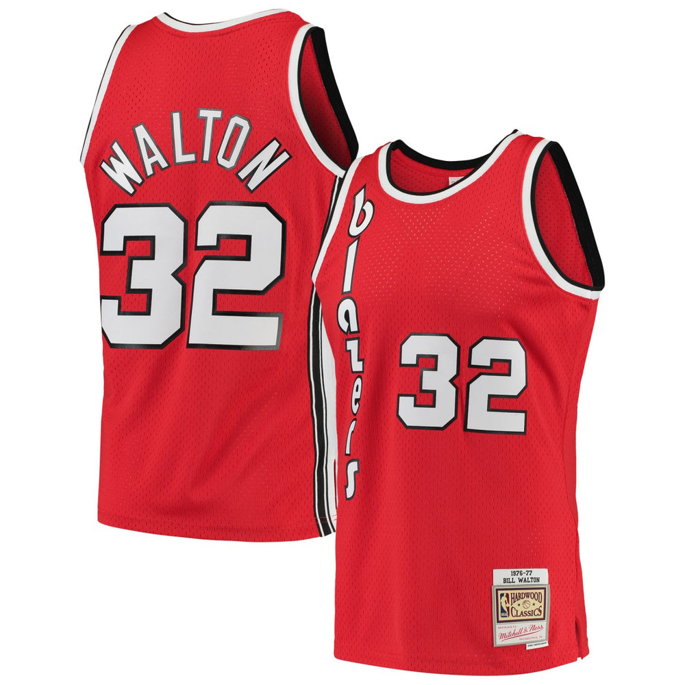 Bill Walton Portland Trail Blazers 1976/77 Hardwood Classics Swingman Jersey - Red shop