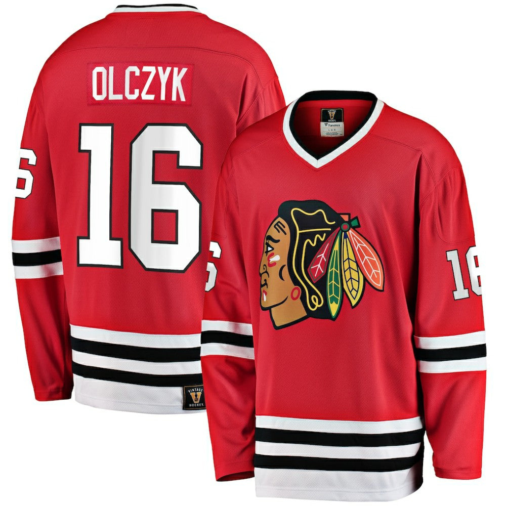 Eddie Olczyk Chicago Blackhawks Fanatics Premier Breakaway Retired Player Jersey - Red Jerseys
