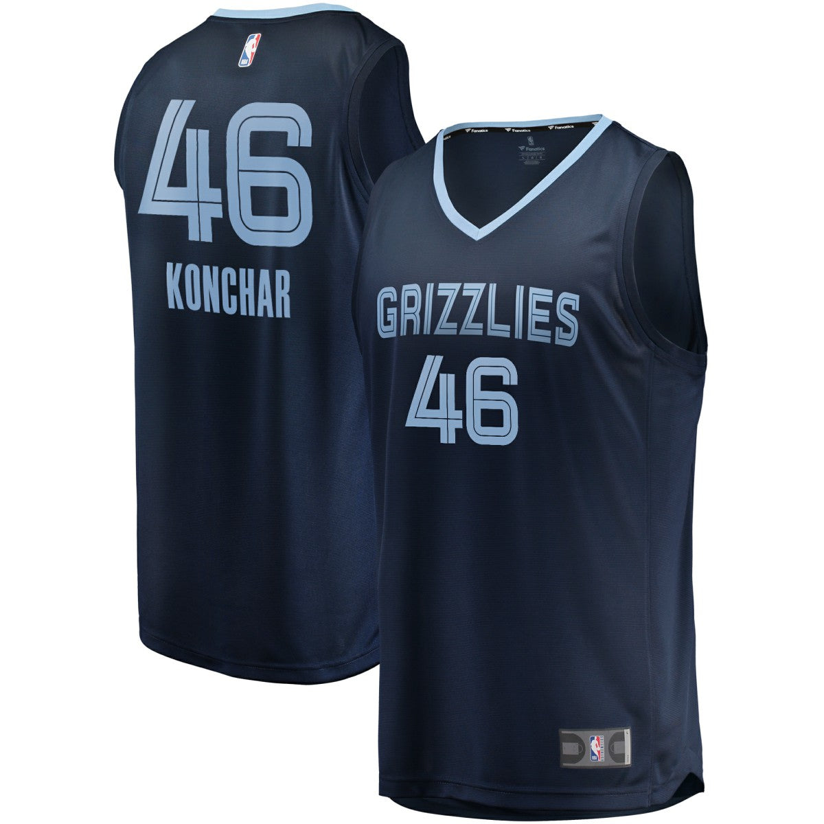 John Konchar Memphis Grizzlies Fast Break Replica Jersey Navy - Icon Edition sale