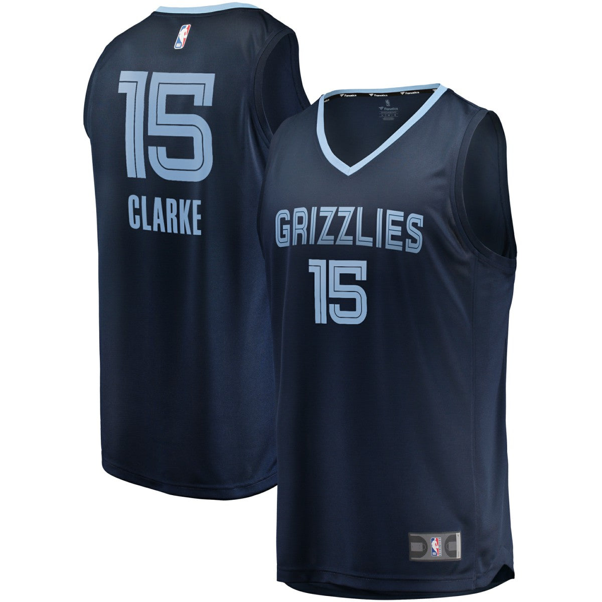 Brandon Clarke Memphis Grizzlies Fast Break Replica Jersey Navy - Icon Edition for sale
