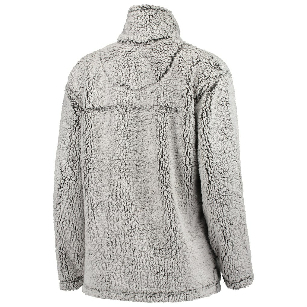 Carolina Panthers G-III 4Her by Carl Banks Women's Sherpa Quarter-Zip Pullover Jacket - Gray cheap