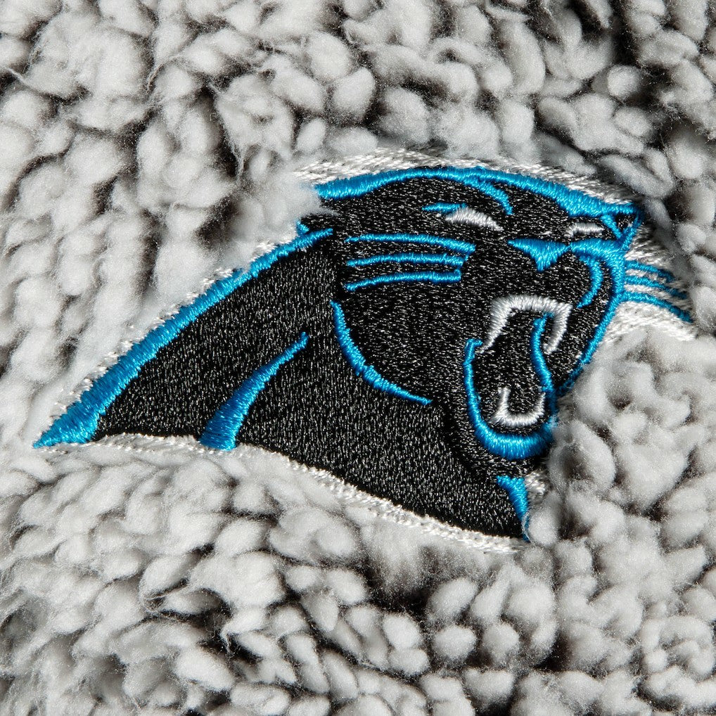 Carolina Panthers G-III 4Her by Carl Banks Women's Sherpa Quarter-Zip Pullover Jacket - Gray cheap