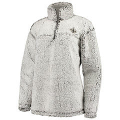 New Orleans Saints G-III 4Her by Carl Banks Women's Sherpa Quarter-Zip Pullover Jacket - Gray discount