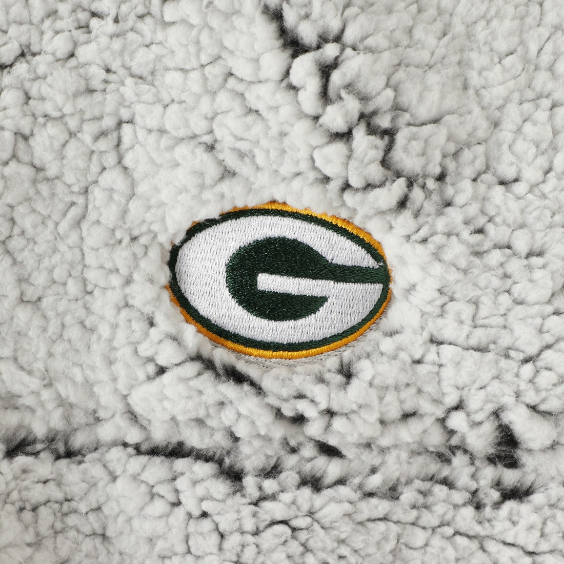 Green Bay Packers Women's Sherpa Quarter-Zip Pullover Jacket - Gray cheap