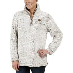 Baltimore Ravens G-III 4Her by Carl Banks Women's Sherpa Quarter-Zip Pullover Jacket - Gray sale
