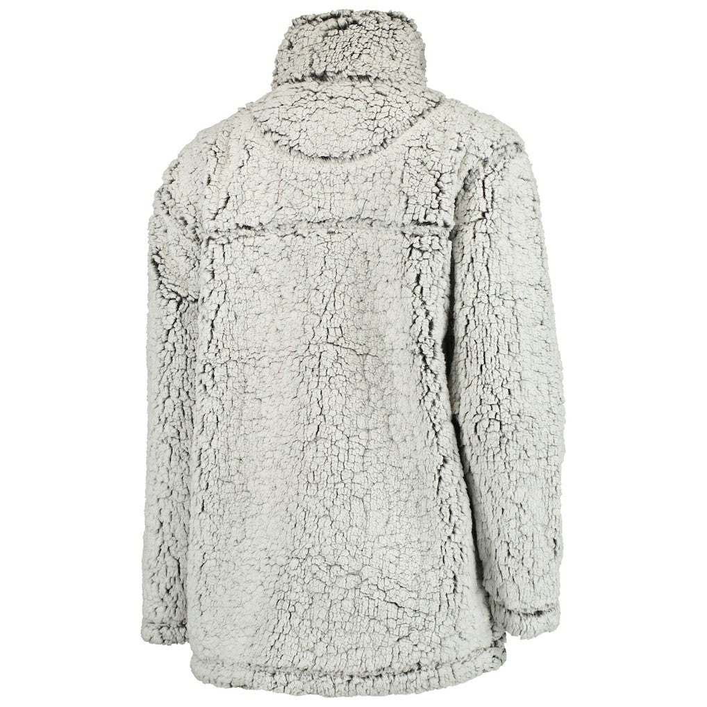 Minnesota Vikings Women's Sherpa Quarter-Zip Pullover Jacket - Gray outlet