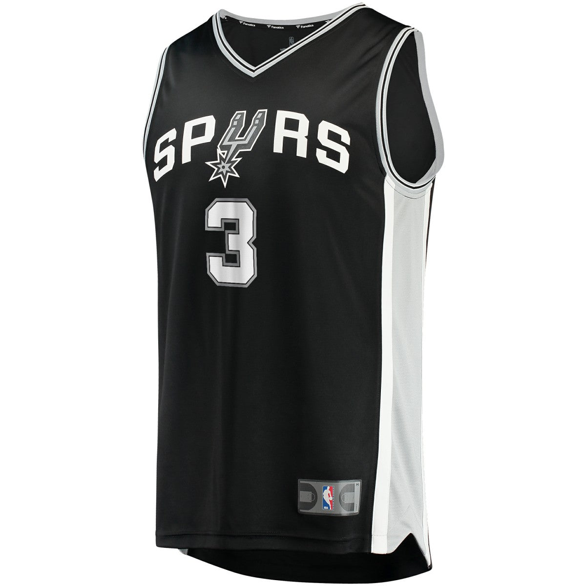 Keldon Johnson San Antonio Spurs Fast Break Replica Jersey Black - Icon Edition cheap