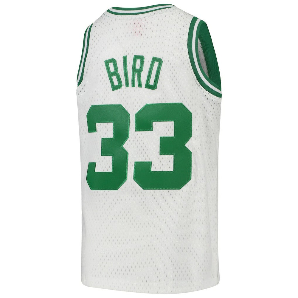 Larry Bird Boston Celtics Youth 1985-86 Hardwood Classics Swingman Throwback Jersey - White shop