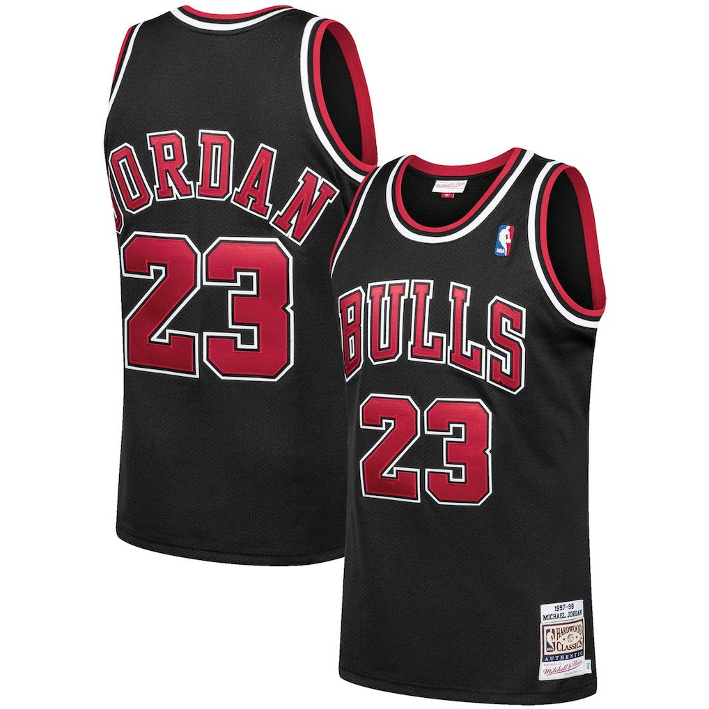 Michael Jordan Chicago Bulls 1997/98 Hardwood Classics Authentic Jersey sale - Black sale
