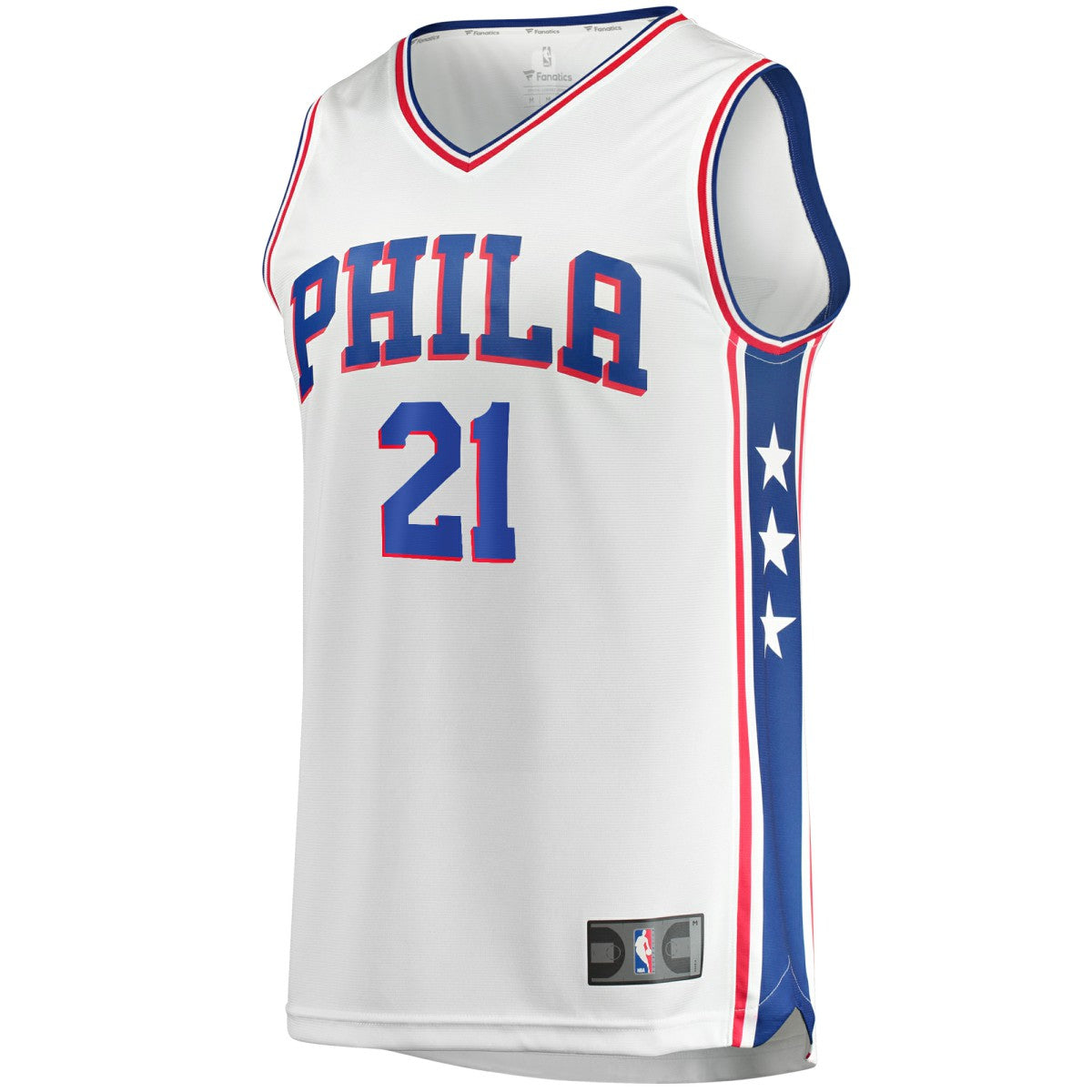 Joel Embiid Philadelphia 76ers Replica Jersey - Association Edition - White on sale