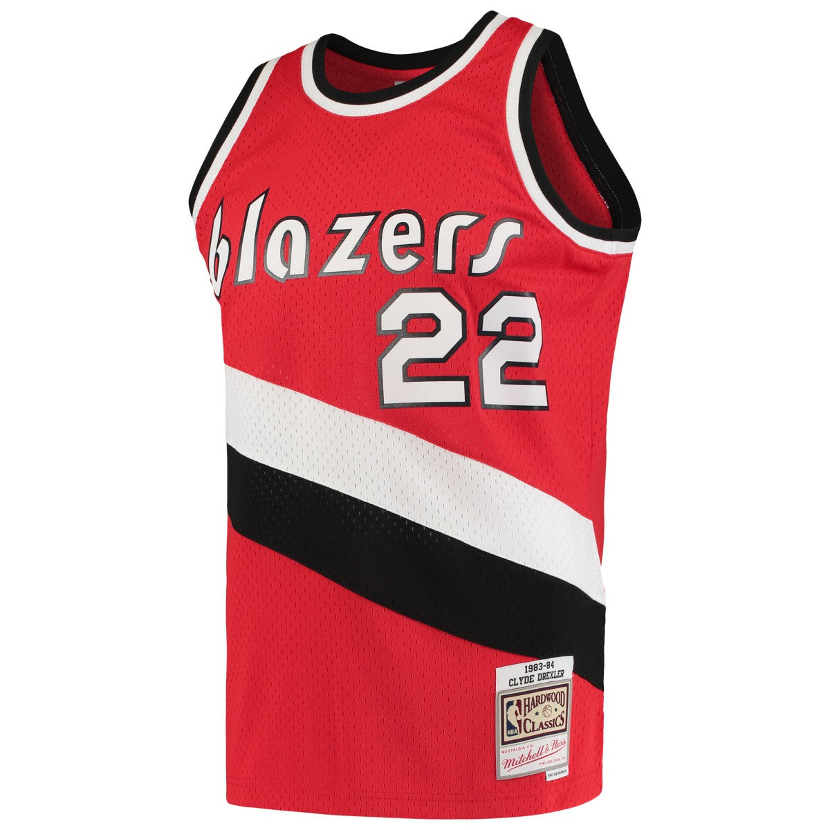 Clyde Drexler Portland Trail Blazers 1983/84 Hardwood Classics Swingman Jersey - Red cheap