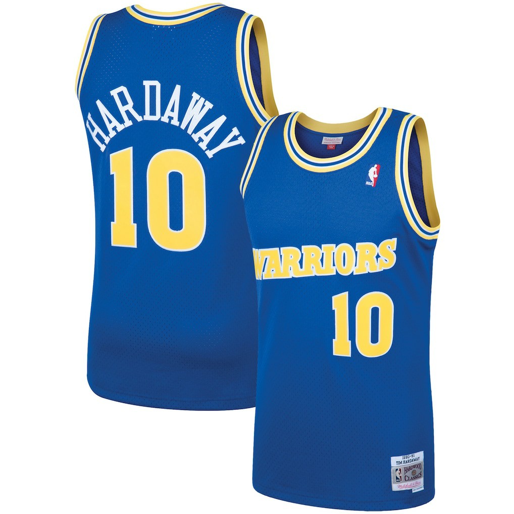 Tim Hardaway Golden State Warriors 1990/91 Hardwood Classics Swingman Jersey sale - Royal online