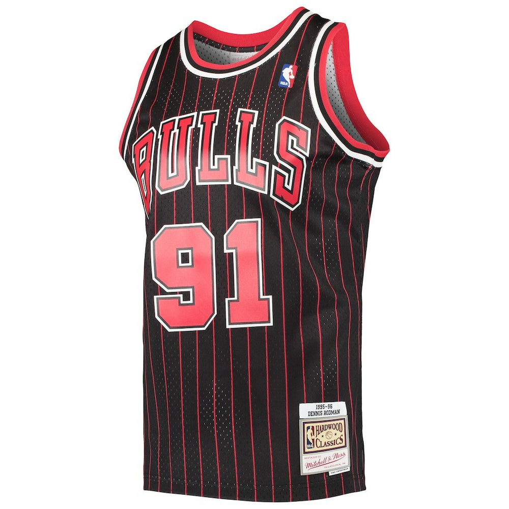 Dennis Rodman Chicago Bulls Hardwood Classics Swingman Jersey sale - Black cheap