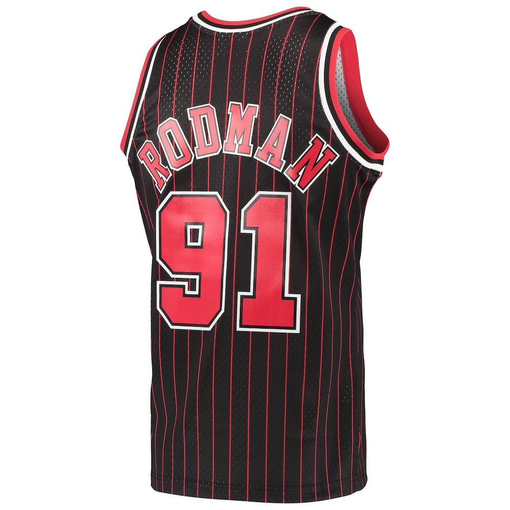 Dennis Rodman Chicago Bulls Hardwood Classics Swingman Jersey sale - Black cheap