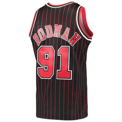 Dennis Rodman Chicago Bulls Hardwood Classics Swingman Jersey sale - Black cheap
