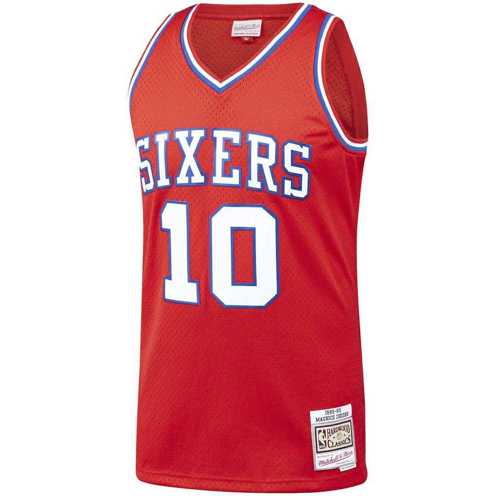 Maurice Cheeks Philadelphia 76ers Hardwood Classics Swingman Jersey - Red outlet
