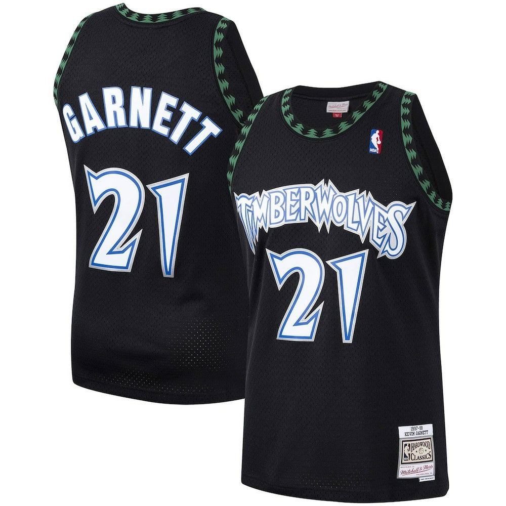Kevin Garnett Minnesota Timberwolves Hardwood Classics Swingman Jersey - Black cheap