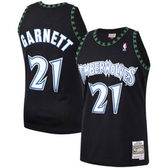 Kevin Garnett Minnesota Timberwolves Hardwood Classics Swingman Jersey - Black cheap