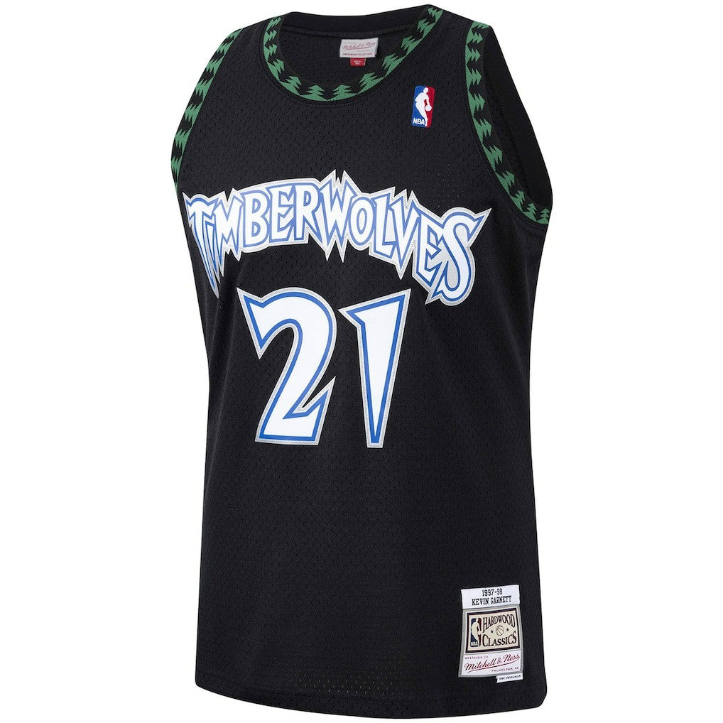 Kevin Garnett Minnesota Timberwolves Hardwood Classics Swingman Jersey - Black cheap